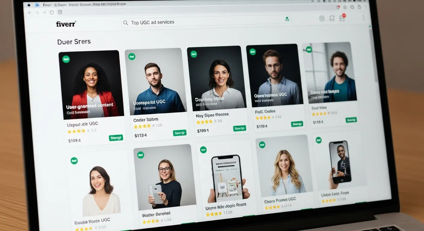 Find top UGC ad services on Fiverr