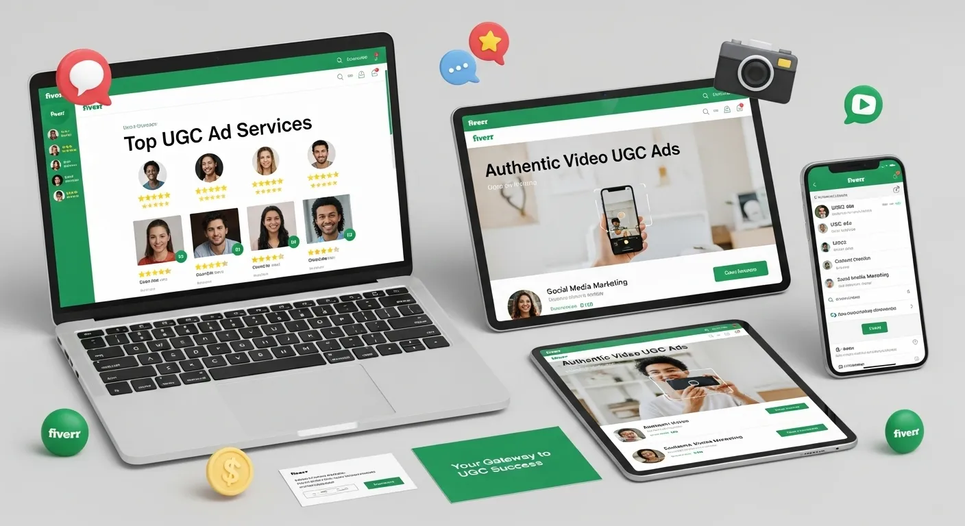 Discover top UGC ad services on Fiverr